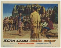 5h338 DRUM BEAT LC #7 1954 low-billed Native American Charles Bronson, directed by Delmer Daves!