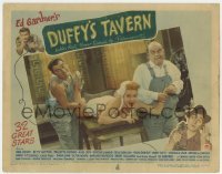 5h339 DUFFY'S TAVERN LC #5 1945 Betty Hutton getting manhandled by Victor Moore & Ed Gardner!