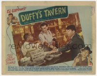 5h340 DUFFY'S TAVERN LC #8 1945 Eddie Green watches Ed Gardner stop man from grabbing free lunch!