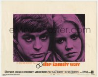 5h357 FAMILY WAY LC #8 1967 Boulting Brothers, c/u of newlyweds Hayley Mills & Hywel Bennett!