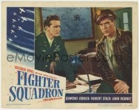 5h367 FIGHTER SQUADRON LC #8 1948 pilot Edmond O'Brien & officer John Rodney in World War II!