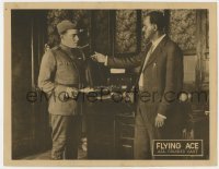 5h382 FLYING ACE LC 1926 Laurence Criner in military uniform confronted, all-colored cast!