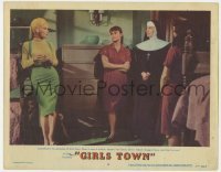 5h409 GIRLS TOWN LC #8 1959 sexy Mamie Van Doren w/nun Maggie Hayes, Gigi Perreau & Gloria Talbott!