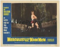 5h437 HERCULES AGAINST THE MOON MEN LC #7 1965 Earth's mightiest man Sergio Ciani breaking chains!