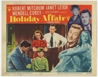 5h451 HOLIDAY AFFAIR LC #3 1949 Janet Leigh, Robert Mitchum, Wendell Corey & Gordon Gebert!