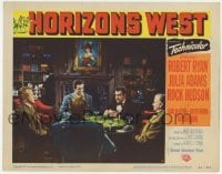 5h457 HORIZONS WEST LC #4 1952 Robert Ryan, Raymond Burr & more gambling and drinking!