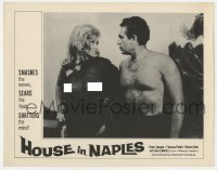 5h463 HOUSE IN NAPLES LC 1969 Peter Savage, ex-boxer Jake LaMotta, near-nude Sharynne Dale, rare!