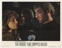 5h468 HOUSE THAT DRIPPED BLOOD LC #5 1971 close up of Ingrid Pitt & creepy Christopher Lee!