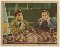 5h663 NAUGHTY NINETIES LC 1945 wacky image of Bud Abbott & Lou Costello seated at table!