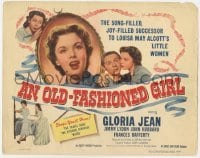 5h086 OLD-FASHIONED GIRL TC 1949 pretty Gloria Jean in Louisa May Alcott's Little Women sequel!
