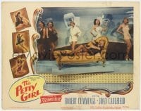 5h710 PETTY GIRL LC 1950 sexy Joan Caulfield on couch with five other half-dressed models!
