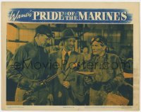 5h725 PRIDE OF THE MARINES LC 1945 John Ridgely & another with John Garfield holding envelope!
