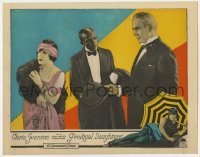 5h729 PRODIGAL DAUGHTERS LC 1923 Gloria Swanson turns away from man handing his hat to butler!
