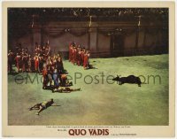 5h730 QUO VADIS photolobby 1951 Ursus slays attacking bull and Lygia is freed of chains & torture!