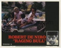 5h731 RAGING BULL LC #2 1980 Martin Scorsese, c/u of Robert De Niro & Cathy Moriarty with kids!