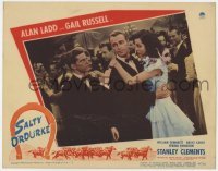 5h777 SALTY O'ROURKE LC #8 1945 Stanley Clements interrupts Alan Ladd's dance with Gail Russell!