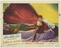 5h811 SIREN OF ATLANTIS LC #2 1947 sexy Maria Montez & Jean-Pierre Aumont on cool conch shell bed!