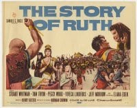 5h107 STORY OF RUTH TC 1960 Stuart Whitman as King Boaz, Elana Eden in the title role, Tom Tryon