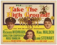 5h111 TAKE THE HIGH GROUND TC 1953 Korean War, Richard Widmark, Karl Malden, Elaine Stewart!
