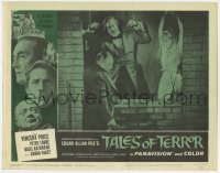 5h873 TALES OF TERROR LC #5 1962 Peter Lorre with shackled Vincent Price & Joyce Jameson!