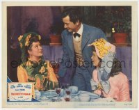 5h881 THAT FORSYTE WOMAN LC #4 1949 Robert Young talks to pretty Greer Garson & Janet Leigh!