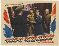 5h893 THIS IS THE ARMY LC 1943 Ronald Reagan & Red Cross nurse Joan Leslie, Irving Berlin musical!