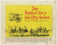 5h116 THOSE MAGNIFICENT MEN IN THEIR FLYING MACHINES int'l TC 1965 Red Skelton, early airplanes!