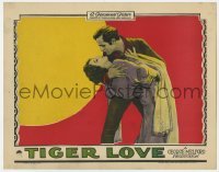 5h910 TIGER LOVE LC 1924 romantic portrait of Antonio Moreno & Estelle Taylor, early Howard Hawks!