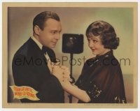 5h933 TRANSATLANTIC MERRY-GO-ROUND LC 1934 great c/u of Jack Benny & Nancy Carroll holding hands!