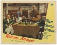 5h960 WELCOME STRANGER LC #5 1947 Barry Fitzgerald, Bing Crosby & two others at breakfast table!