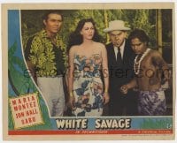 5h970 WHITE SAVAGE LC 1943 sexy tropical Maria Montez, Sidney Toler, Sabu & Jon Hall!