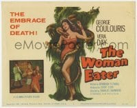 5h130 WOMAN EATER TC 1959 art of wacky tree monster eating only the most beautiful victims!