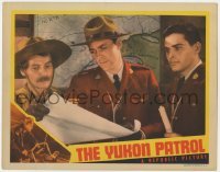 5h995 YUKON PATROL LC 1942 Mountie Rocky Lane & men with map, from King of the Royal Mounted!