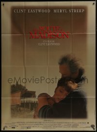 5j677 BRIDGES OF MADISON COUNTY French 1p 1995 Clint Eastwood directs & stars with Meryl Streep!