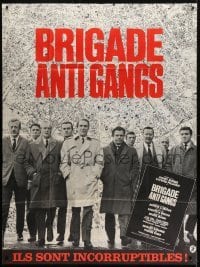 5j678 BRIGADE ANTI GANGS French 1p 1966 French/Italian crime thriller by Bernard Borderie!