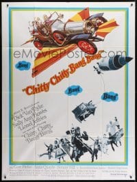 5j688 CHITTY CHITTY BANG BANG French 1p 1969 Dick Van Dyke, Sally Ann Howes, wacky flying car!