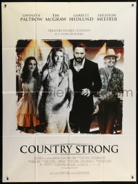 5j696 COUNTRY STRONG French 1p 2011 Gwyneth Paltrow, Tim McGraw, Garrett Hedlund, country music!