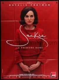 5j795 JACKIE French 1p 2017 great image of Natalie Portman in the title role as Jacqueline Kennedy!