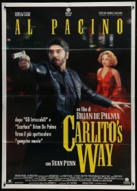 5j376 CARLITO'S WAY Italian 1p 1993 Al Pacino, Penelope Ann Miller, Brian De Palma, different!