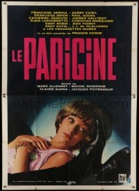 5j314 TALES OF PARIS Italian 2p 1962 great close up of Francoise Arnoul, Les Parisiennes!