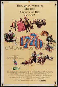 5k007 1776 1sh 1972 William Daniels, the award winning historical musical comes to the screen!