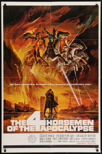 5k013 4 HORSEMEN OF THE APOCALYPSE style A 1sh 1961 incredible & striking artwork by Reynold Brown!