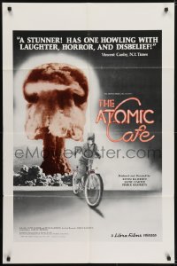 5k055 ATOMIC CAFE 1sh 1982 great colorful nuclear bomb explosion image!