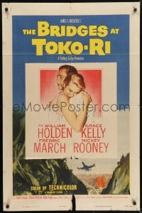5k136 BRIDGES AT TOKO-RI 1sh 1954 Grace Kelly, William Holden, Korean War, by James Michener!