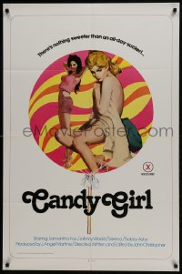 5k153 CANDY GIRL 1sh 1979 John Holmes, Samantha Fox, nothing sweeter than an all-day-sucker!