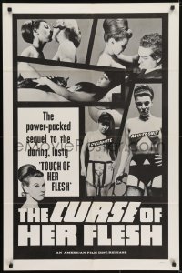 5k213 CURSE OF HER FLESH 1sh 1968 power-packed sequel to the daring lusty Touch of Her Flesh!