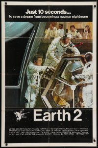 5k271 EARTH 2 1sh 1971 Gary Lockwood has 10 seconds to save a dream from becoming a nightmare!