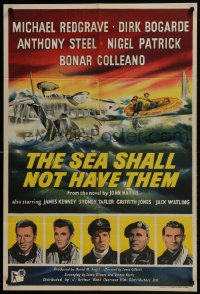 5k751 SEA SHALL NOT HAVE THEM English 1sh 1955 British soldiers Michael Redgrave & Dirk Bogarde!