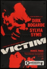 5k933 VICTIM English 1sh 1961 homosexual Dirk Bogarde is blackmailed, directed by Basil Dearden!
