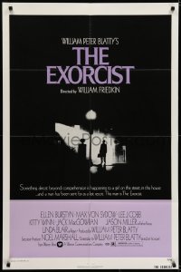 5k292 EXORCIST 1sh 1974 William Friedkin horror classic, William Peter Blatty!